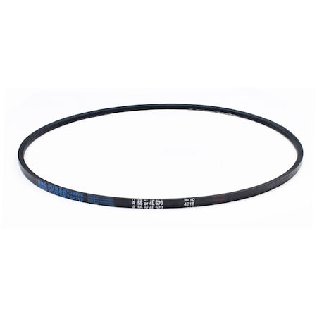 D&D A55/4L570 Classical V-Belt, 57 in Outside Length, 1/2 in Top Width, 1 Ribs A55/4L570